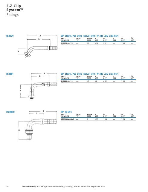 A/C & Refrigeration Hose & Fittings