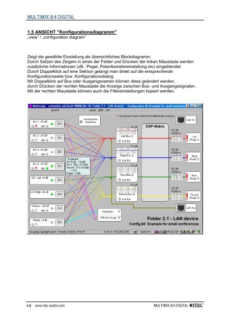 SOFTWARE ITEC MIXDESIGN - ITEC Tontechnik u ...