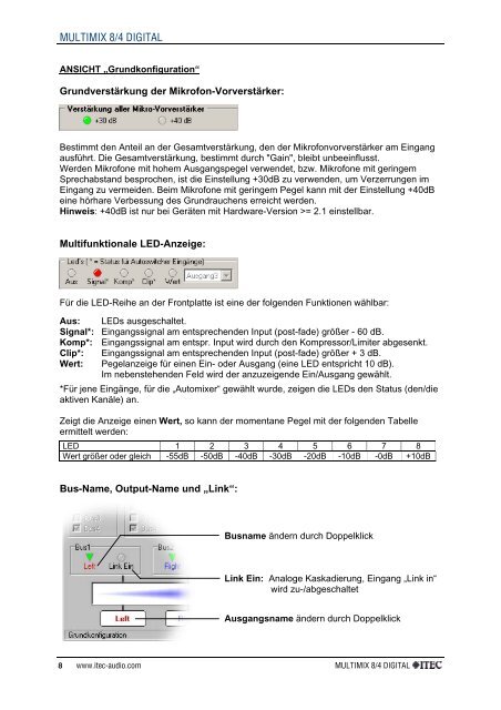 SOFTWARE ITEC MIXDESIGN - ITEC Tontechnik u ...