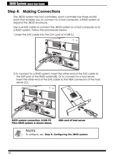 ExaRAID JBOD Quick Installation Guide - Accusys