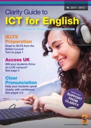 ICT for English - Clarity English language teaching online