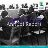 Annual Report 2011-2012 - Computer Aid International