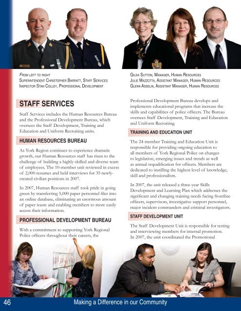 Annual Report-2007- Inside Pages.indd - York Regional Police