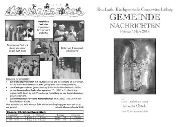 Gemeindeblatt in pdf - Evangelisch-Lutherischer Kirchenbezirk Leipzig