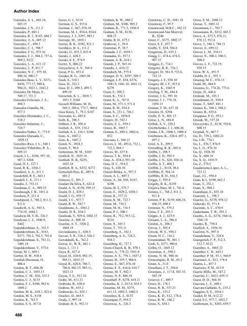 AUTHOR/SPEAKER INDEX - Experimental Biology