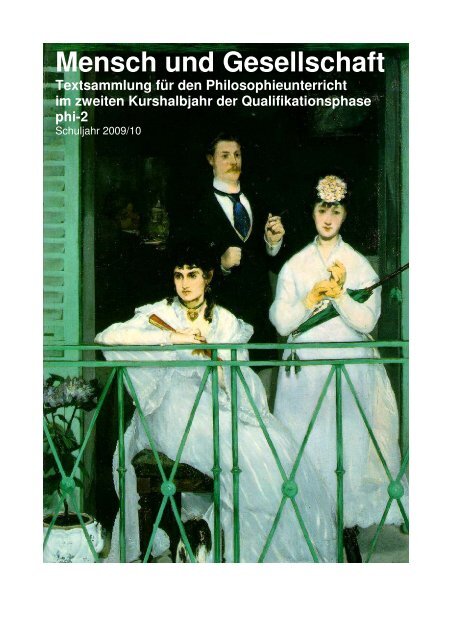Philosophie 2 Mensch Und Gesellschaft - 