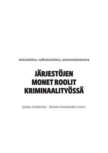 kriminaalityö