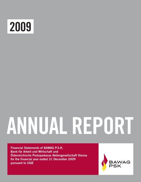 Annual Report 2009 - Bawag
