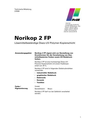 Norikop 2 FP - Pröll KG