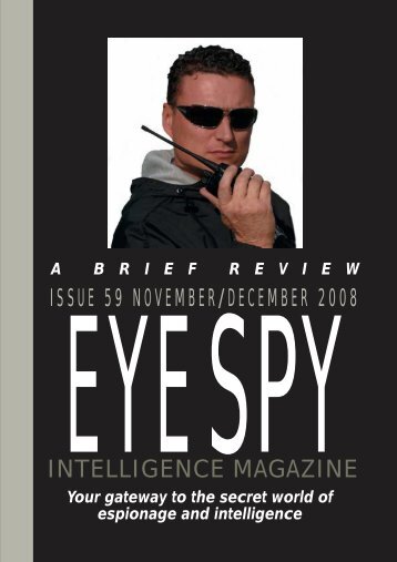 contents high res pdf - Eye Spy Intelligence Magazine