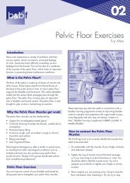 Pelvic Floor Exercises - Bromley Healthcare