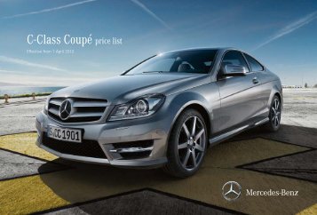 Mercedes c class price list pdf
