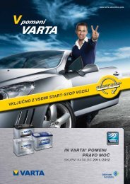 Katalog Varta 2011 - Petrol