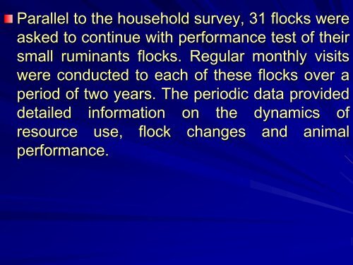 The contribution of small ruminants in alleviating poverty in ... - LiFLoD