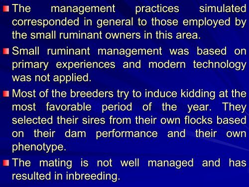 The contribution of small ruminants in alleviating poverty in ... - LiFLoD