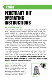 PENETRANT Kit OPERATING INSTRUCTIONS - Rotax-Owner.com