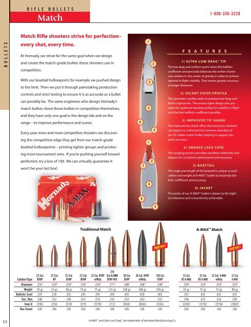 Hornady 2006 Catalog - Peter Hofer Jagdwaffen