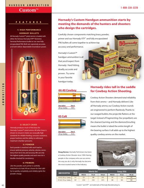 Hornady 2006 Catalog - Peter Hofer Jagdwaffen