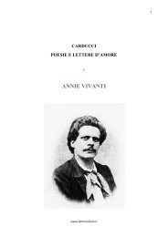 l'amore per annie vivanti - Fatti non foste