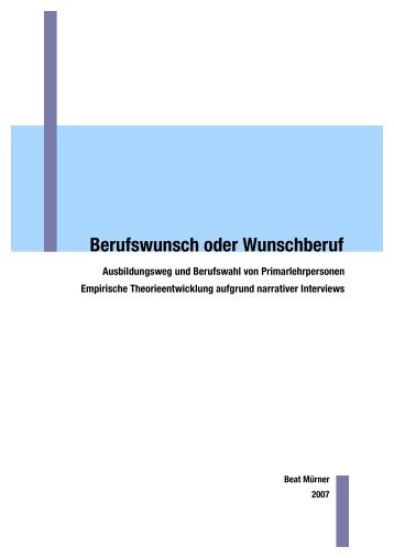 Berufswunsch oder Wunschberuf. Ausbildungsweg und Berufswahl ...