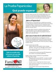 La Prueba Papanicolau: - Family PACT