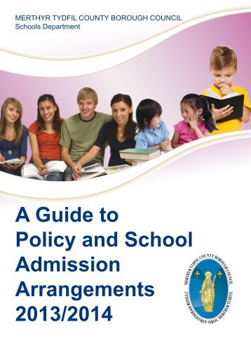 Guide to Policy and Admission Arrangements 2012-2013