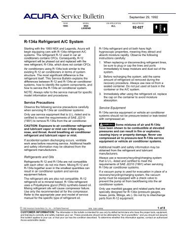 R-134a Refrigerant A/C System - Dali Racing