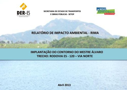 RELATÃRIO DE IMPACTO AMBIENTAL - RIMA - Instituto Estadual ...