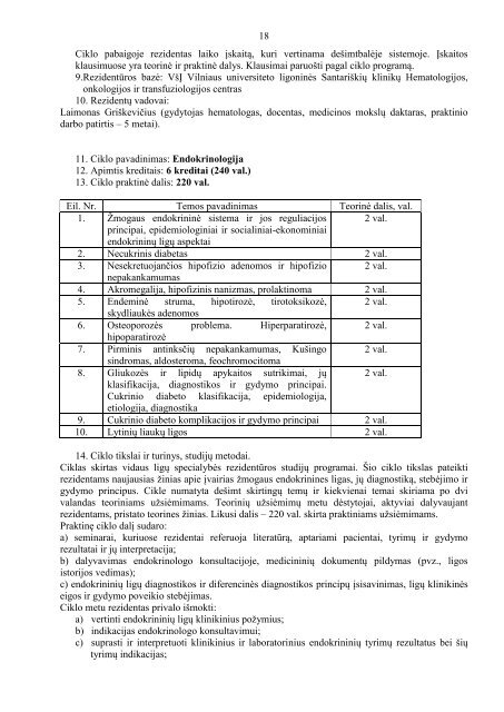 Darbo medicina - VU Medicinos fakultetas - Vilniaus universitetas