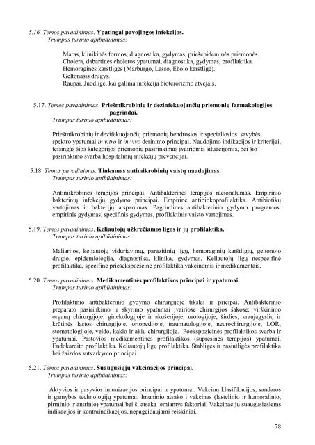 InfekcinÄs ligos - VU Medicinos fakultetas - Vilniaus universitetas