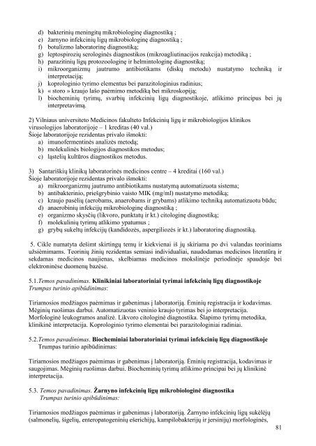 InfekcinÄs ligos - VU Medicinos fakultetas - Vilniaus universitetas