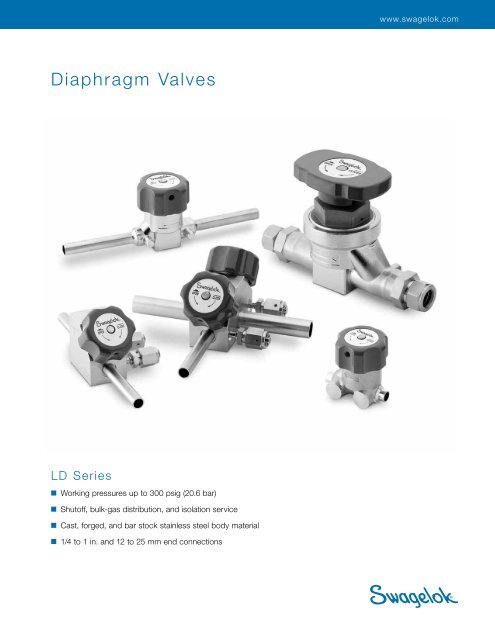 Diaphragm Valves, LD Series (MS-01-172;rev_6;en-US) - Swagelok