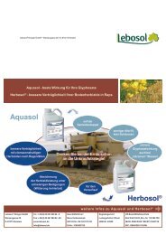 Aquasol Herbosol® - Lebosol Dünger GmbH