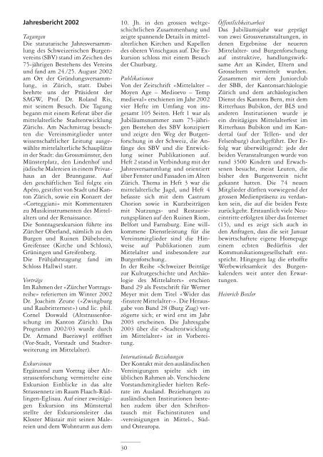 UG Mittelalter 03-2 - Schweizerischer Burgenverein