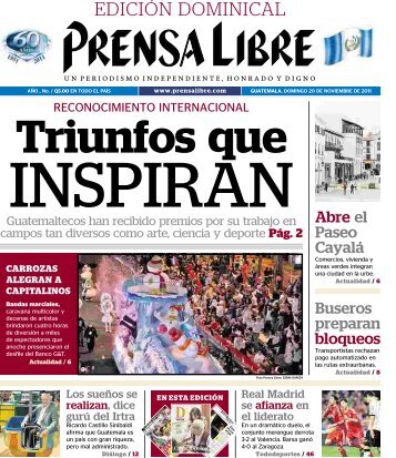 EDICIÃN DOMINICAL - Prensa Libre