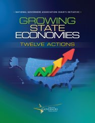 Growing State Economies: Twelve Actions - National Governors ...