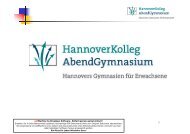 August 2013 - Abendgymnasium Hannover