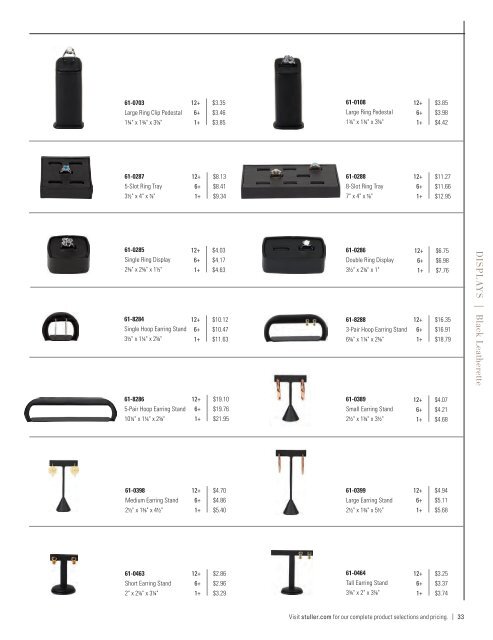 Packaging and Displays - Stuller