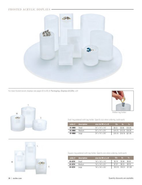Packaging and Displays - Stuller
