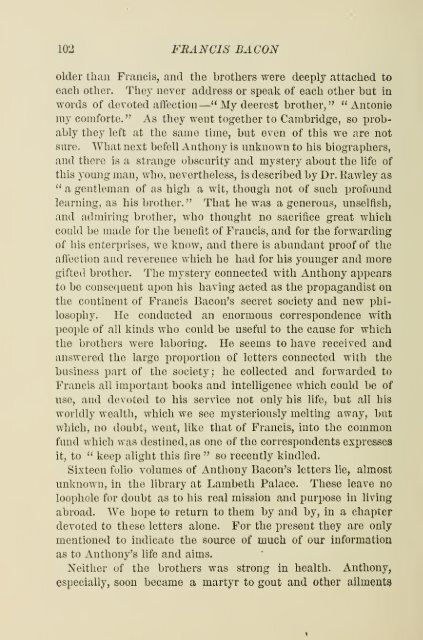 Francis Bacon and his secret society - Grand Lodge of Colorado