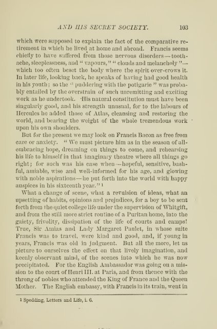 Francis Bacon and his secret society - Grand Lodge of Colorado