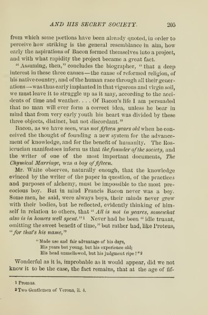 Francis Bacon and his secret society - Grand Lodge of Colorado