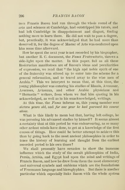 Francis Bacon and his secret society - Grand Lodge of Colorado