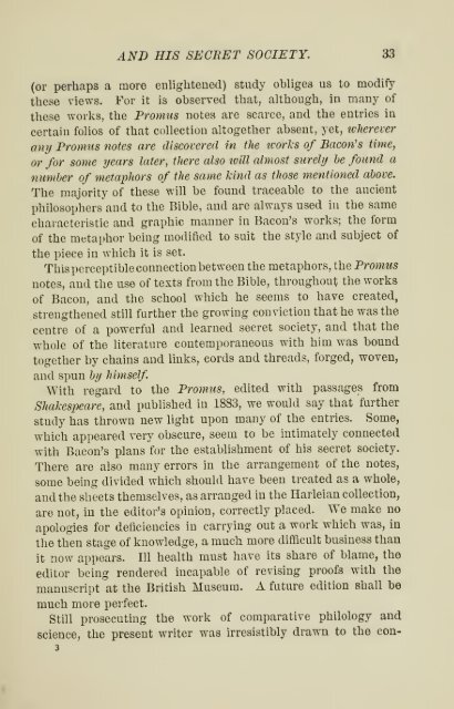 Francis Bacon and his secret society - Grand Lodge of Colorado