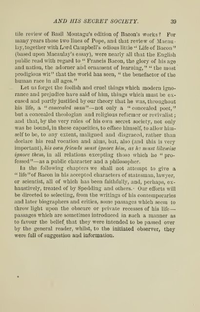 Francis Bacon and his secret society - Grand Lodge of Colorado