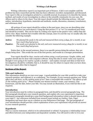 Custom Lab Report Writing || Lab Report Help - $13/page