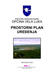 PROSTORNI PLAN UREÄENJA - OpÄina Vela Luka