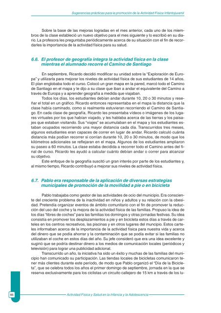 Actividad fÃ­sica y salud en la infancia y la adolescencia