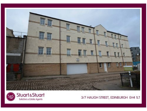 3/7 HAUGH STREET, EDINBURGH EH4 1LT - Stuart & Stuart