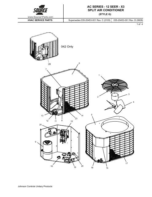 York 2TD06700124 Thermostat